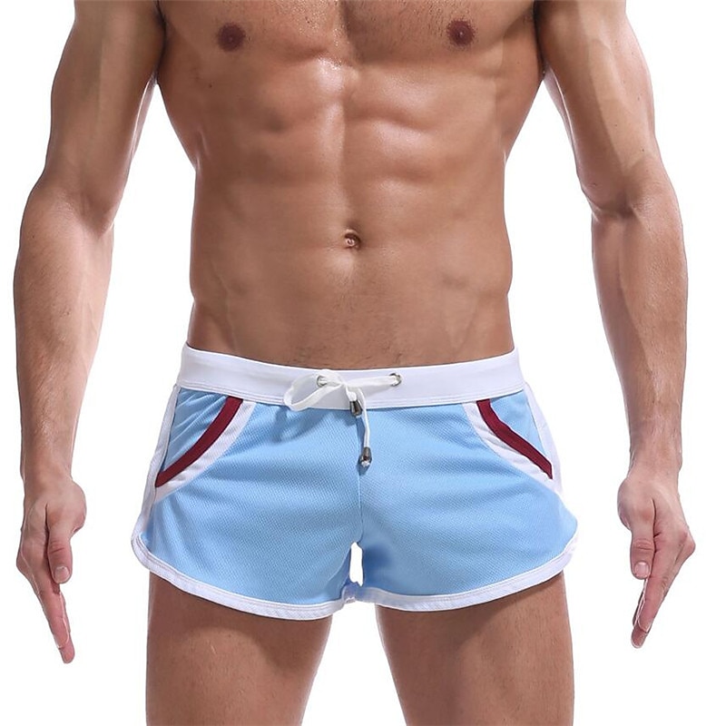 Miesten Juoksushortsit Urheilullinen shortsit Retro Alaosat Urheilullinen Hengittävä Kosteuden siirtävä Pehmeä Kunto Kuntosaliharjoitus Juoksu Urheiluasut Urheiluvaatteet Raita Musta Valkoinen 2025 - $12.99 -P4