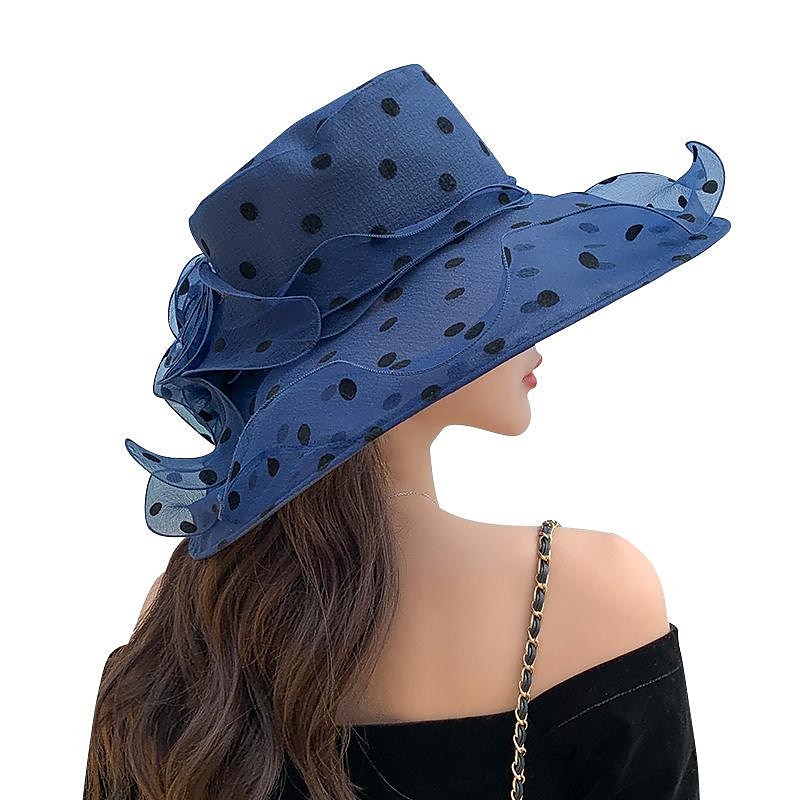 Pălării Pălărie de soare din tul Petrecere de ceai de vacanță Kentucky Derby Melbourne Cup Cocktail Design drăguț cu stil de floare cu aplicații miniSpot Accesorii îmbrăcați pentru a impresiona 2025 - $30.99 –P1