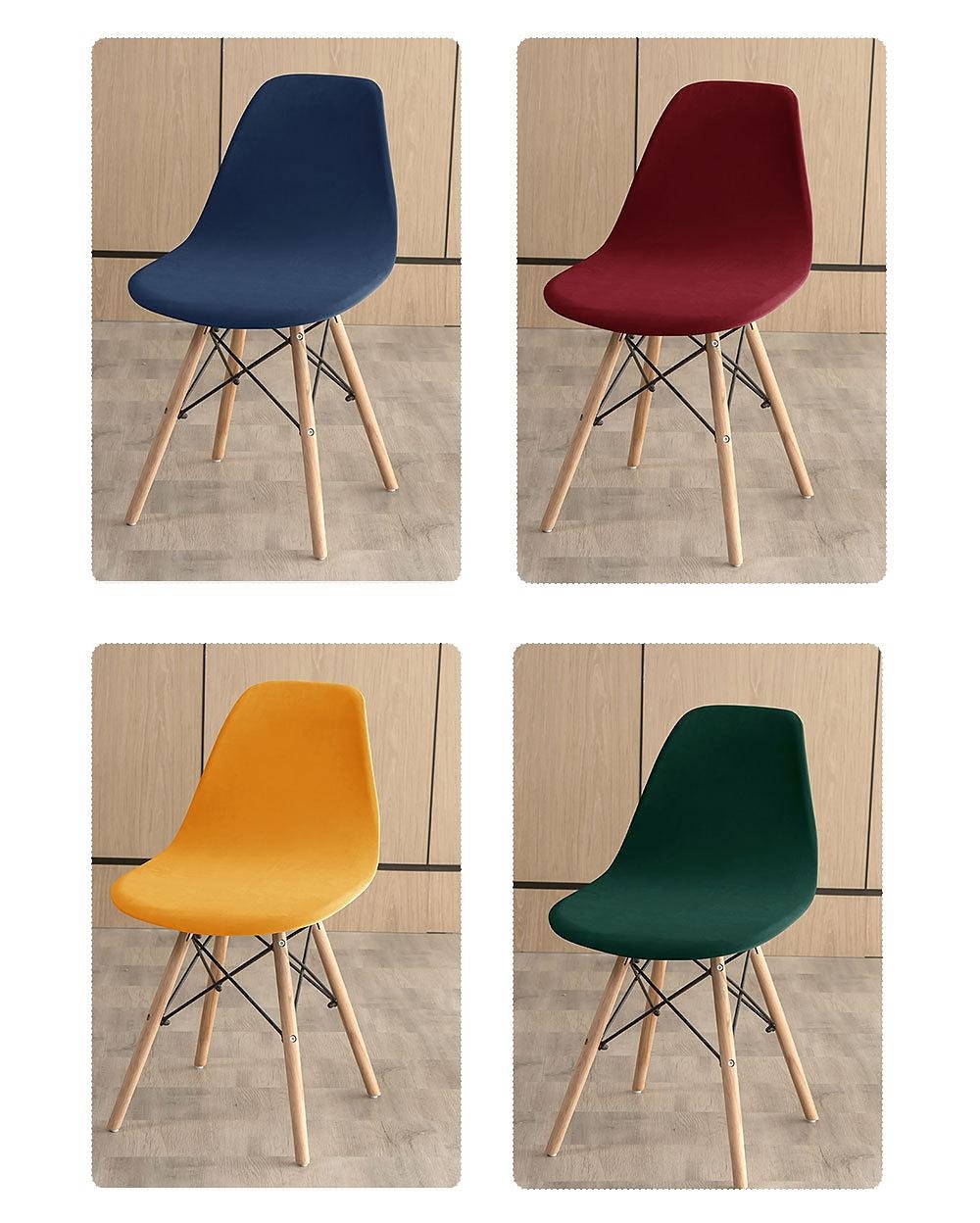 Les housses de chaise de salle à manger en velours, luxueuses et douces, protègent vos chaises rouge bordeaux tout en ajoutant élégance et confort à la décoration de votre salle à manger de 2026 ? $14.49 –P6