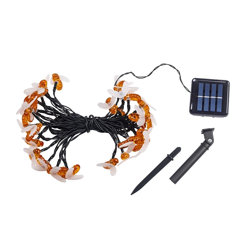Luci solari da esterno da 5 m, 20 LED, luci da giardino a LED impermeabili per feste di Natale&amp; vacanza del 2025 a $16.99 –P4