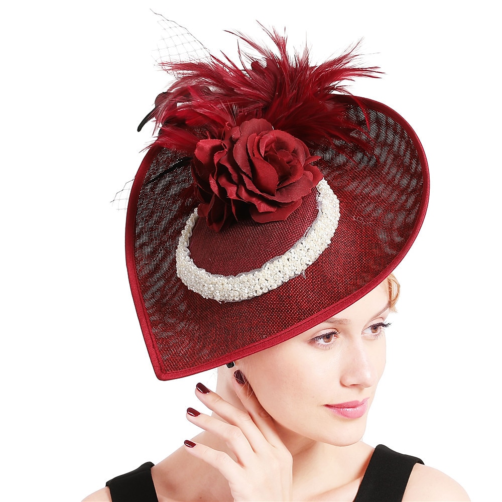 Elegante Retro Antiguo Tocados Ropa de Fiesta Sombrero fascinador Disfraz Mujer Mascarada Fiesta / Noche Despedida de Soltera Adulto Para la Cabeza 2026 - $37.99 –P9
