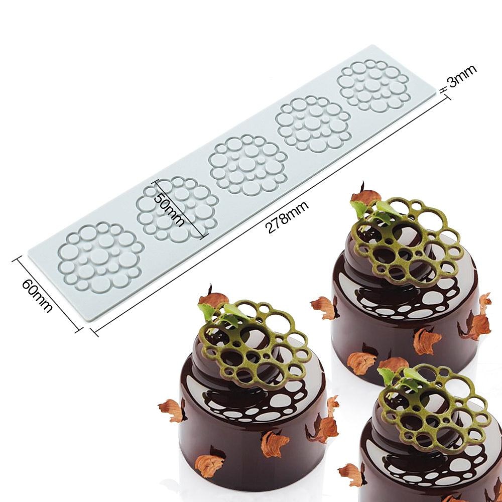 lång remsa kärlek bubbla fondant spets pad pyssel bak dekoration molekylär matlagning tryckform 2025 - $2.99 –P2