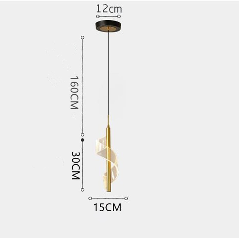 30 cm moderne nordic light hanglamp led eiland licht luxe woonkamer achtergrond nachtkastje kroonluchter 2025 - $177.99 –P9