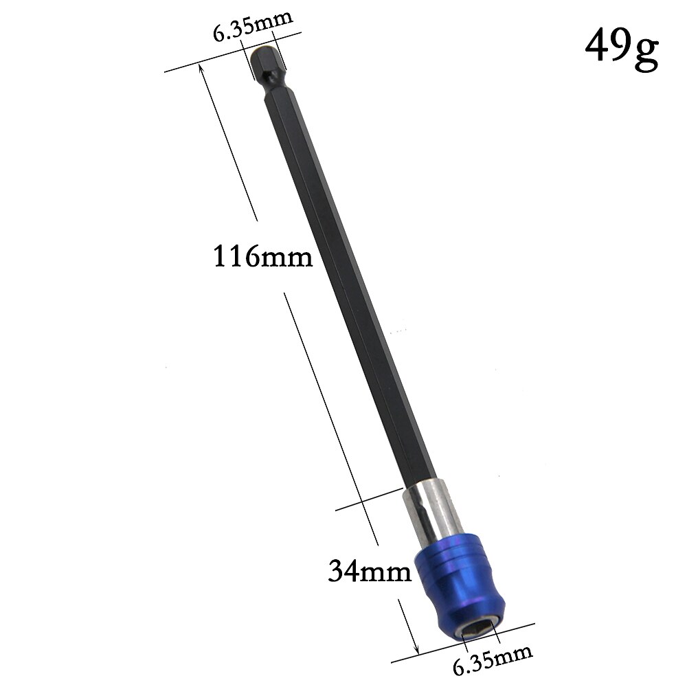 1/4 Inch Blue Hex Shank Automatic lock Screwdriver Bit Extension Rod Quick Release Magnetic Lengthen Batch Head Rod 60mm 100mm 150mm 2025 - $12.99 –P11