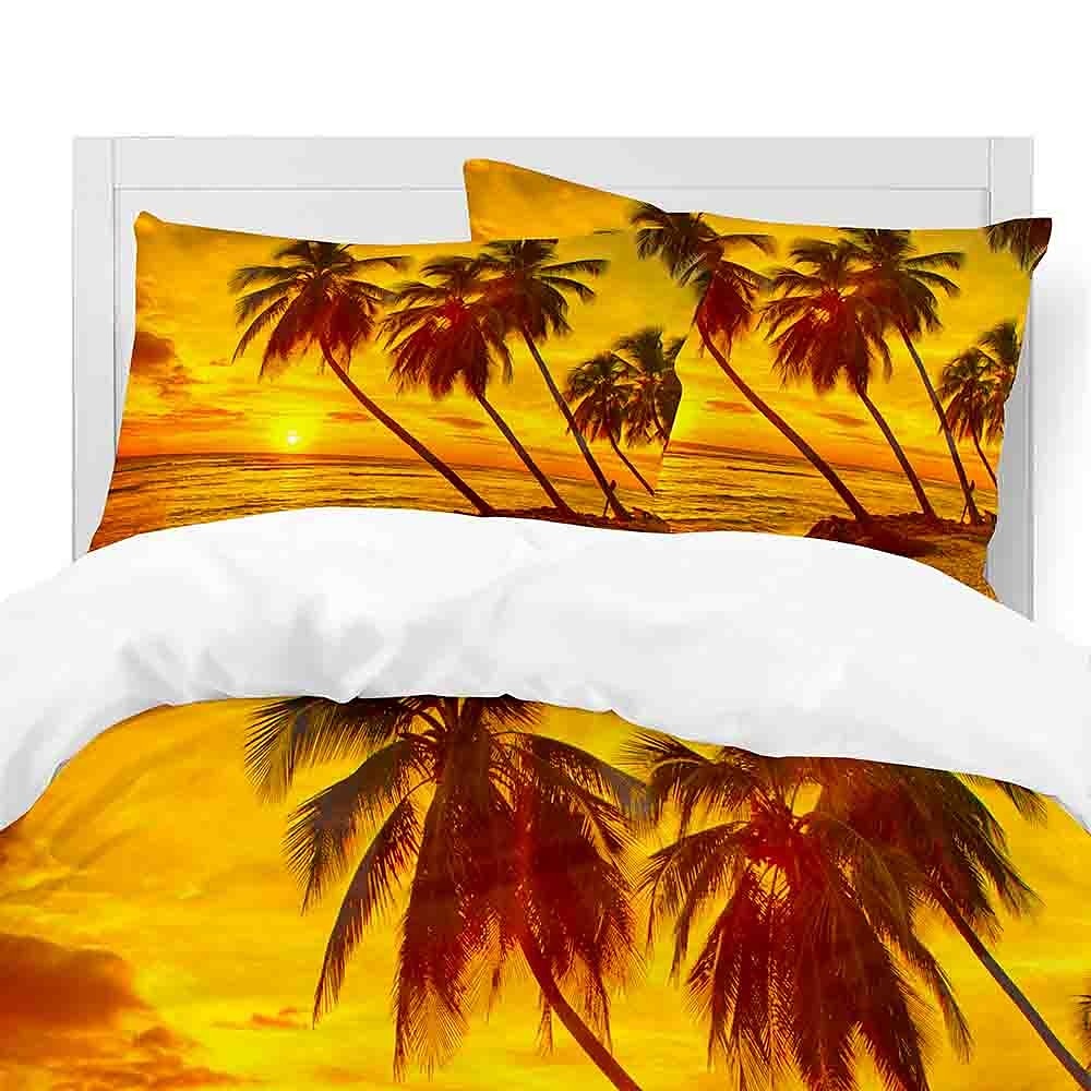 3D Bedding Summer Beach Ocean Marine Life print Print Duvet Cover Bedding Sets Comforter Cover with 1 print Print Duvet Cover or Coverlet,2 Pillowcases for Double/Queen/King 2025 - $42.99 –P2