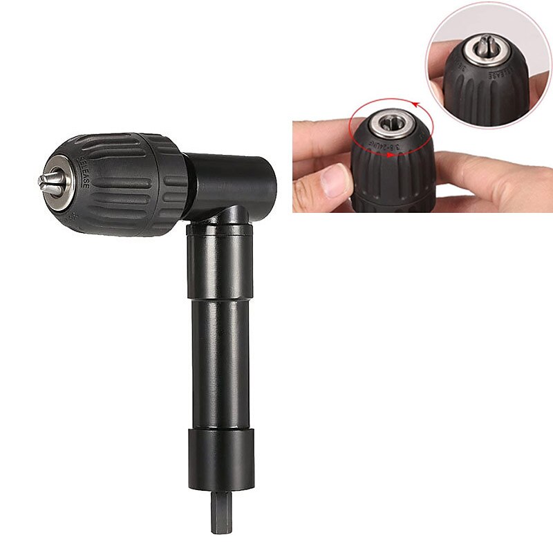 90 Grad rechtwinklige elektrische Bohrmaschine Ecke 8 mm Sechskantschaft Drehvorrichtung Biegung Verlängerung des Dreibackenfutterbereichs 1-10 mm 2025 - $32.99 –P8