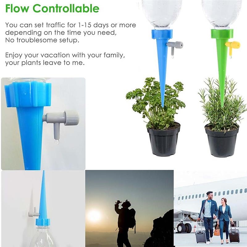 10pcs Watering Spikes Auto Drip Irrigation Watering System Dripper Spike Kits Garden Household Plant Flower Automatic Waterer Tools 2025 - $5.99 –P4