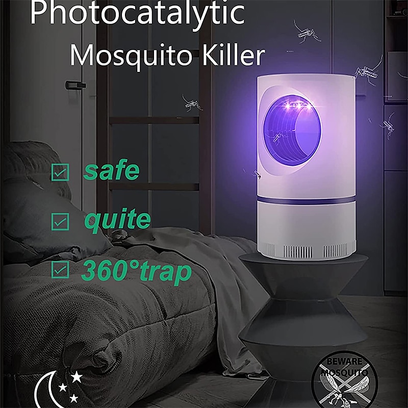 Bug Zapper Electric Indoor Mosquito Insect Trap Killer Lamp LED Mosquito Repellent Lamp Mute Anti Fly Trap Light Bug Zapper USB LED Night Lights 2025 - $8.49 –P8