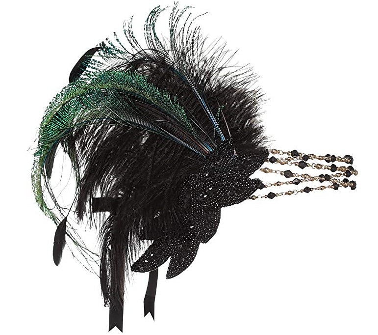Retro Vintage Anos 20 Peça para Cabeça Baile de Máscara Faixa De Cabelo Estilo Melindrosa Normal O Grande Gatsby charleston Convidado do casamento Mulheres Dia Das Bruxas Carnaval Baile de Máscaras de 2025 por $23.99 –P3