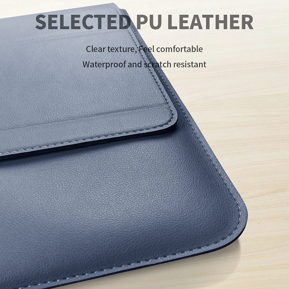Laptop Sleeves 12" 14" 15.6" inch Compatible with Macbook Air Pro, HP, Dell, Lenovo, Asus, Acer, Chromebook Notebook Waterpoof PU Leather Solid Color for Business Office 2025 - $36.99 –P7