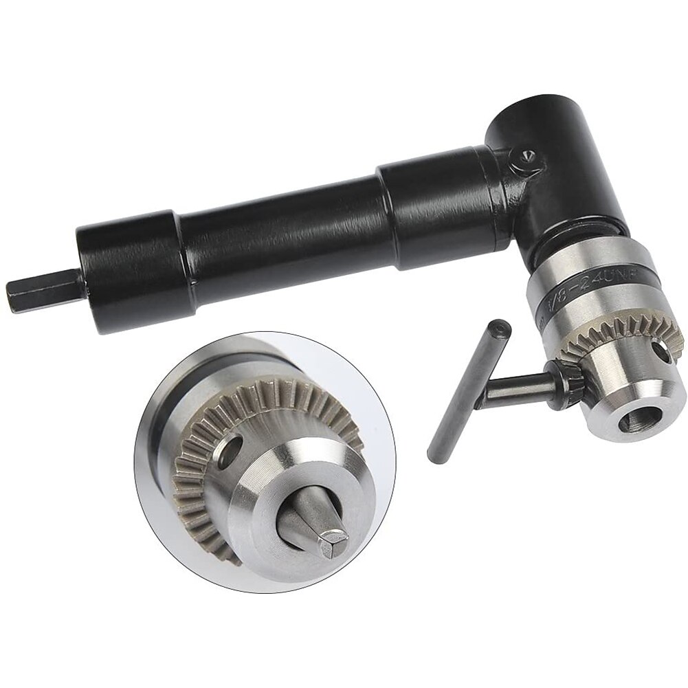 90 Grad rechtwinklige elektrische Bohrmaschine Ecke 8 mm Sechskantschaft Drehvorrichtung Biegung Verlängerung des Dreibackenfutterbereichs 1-10 mm 2025 - $32.99 –P7