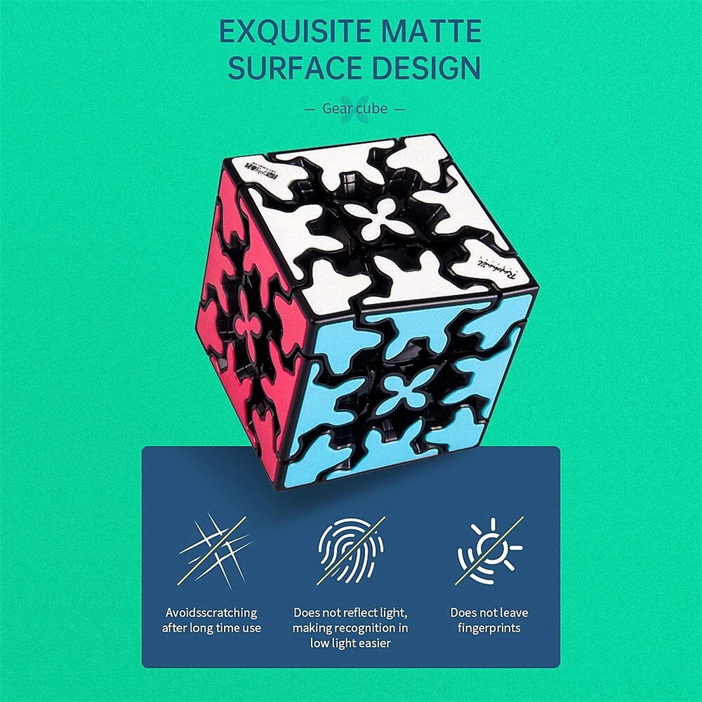 Gear Cube 3x3 with Three-Dimensional Gear Structure Embedded Tile Design Magic Cube 3x3x3 Puzzles Toys (57mm) Suitable for Brain Development Puzzle Games for Adults 2025 - $20.99 –P5