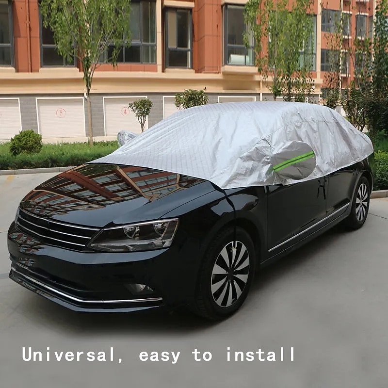 autokleding halfafdekking antivries sneeuwbestendig waterdicht zonnescherm warmte-isolerend stofdicht vier seizoenen universeel 2026 - $46.99 –P6