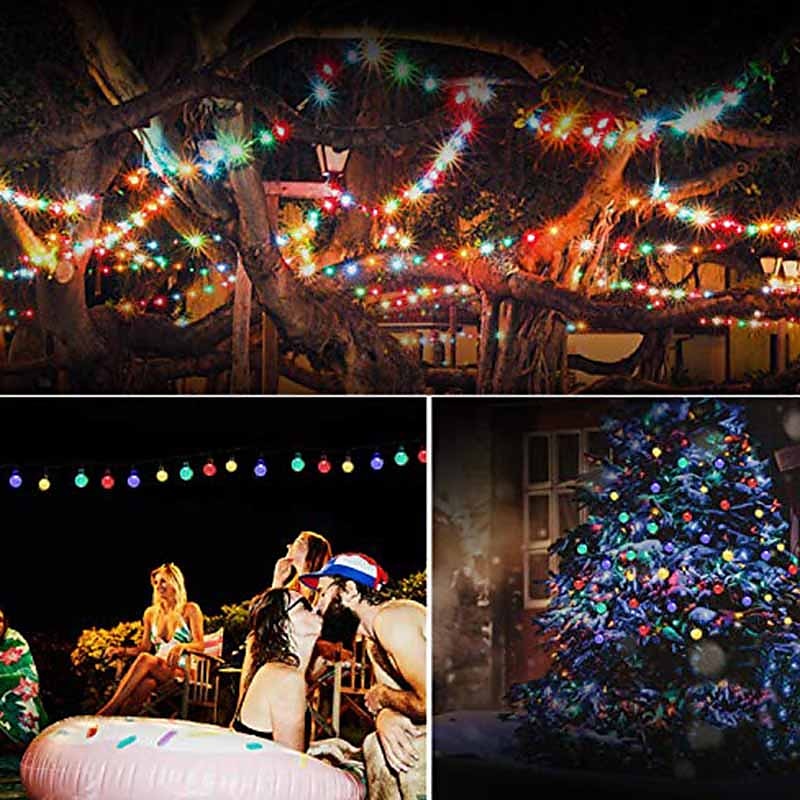 Solar String Lights LED Outdoor Lights 6.5m 30 LEDs Set Mounting Bracket Warm White Wedding Party Holiday Patio Garden 3V 2025 - $25.99 –P18