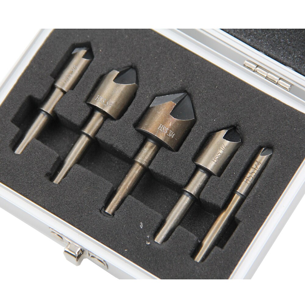 5 pc britannique cuisson jaune en acier à grande vitesse poignée ronde chanfrein à cinq bords pour le travail du bois de 2025 ? $19.99 –P6