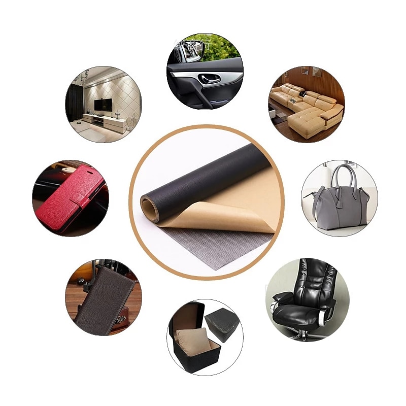 Leather Repair Patch DIY Self Adhesive Leather Patches for Furniture Fix Patch Sofa Repair Subsidies PU Fabric Stickers PU Leather Patches 50*137cm 2025 - $8.49 –P4