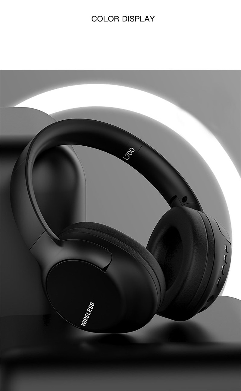 L700 Over-ear Headphone Over Ear Bluetooth 5.1 Noise cancellation Stereo Surround sound for Apple Samsung Huawei Xiaomi MI  Everyday Use Mobile Phone 2025 - $23.99 –P10