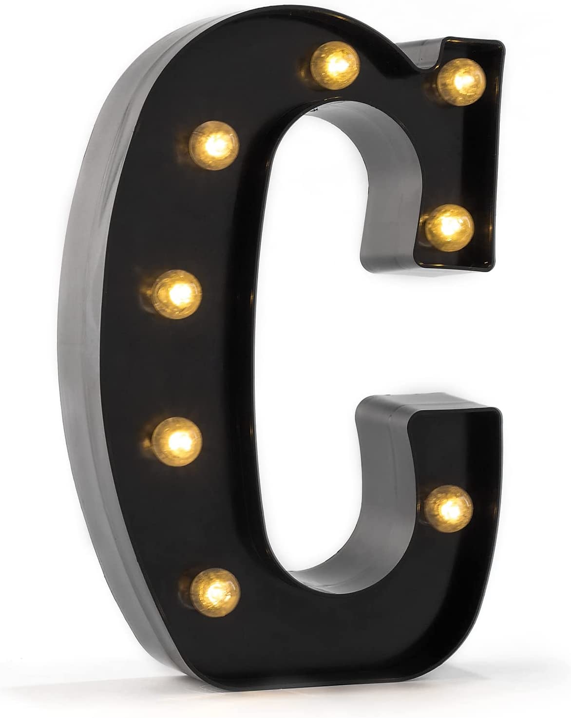 lettere a led luci 26 alfabeto & lampade arabe decorative nere a batteria per feste di matrimonio, compleanno, casa, bar (nero freddo) di nuova concezione del 2025 a $11.99 –P8