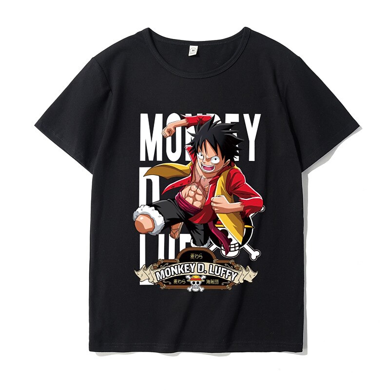 One Piece Opice D. Luffy Trička Tisk Grafika Pro Pro páry Pánské Dámské Dospělé Karneval Plesová maškaráda Horká ražba Běžné / Denní 2025 - $20.99 –P4