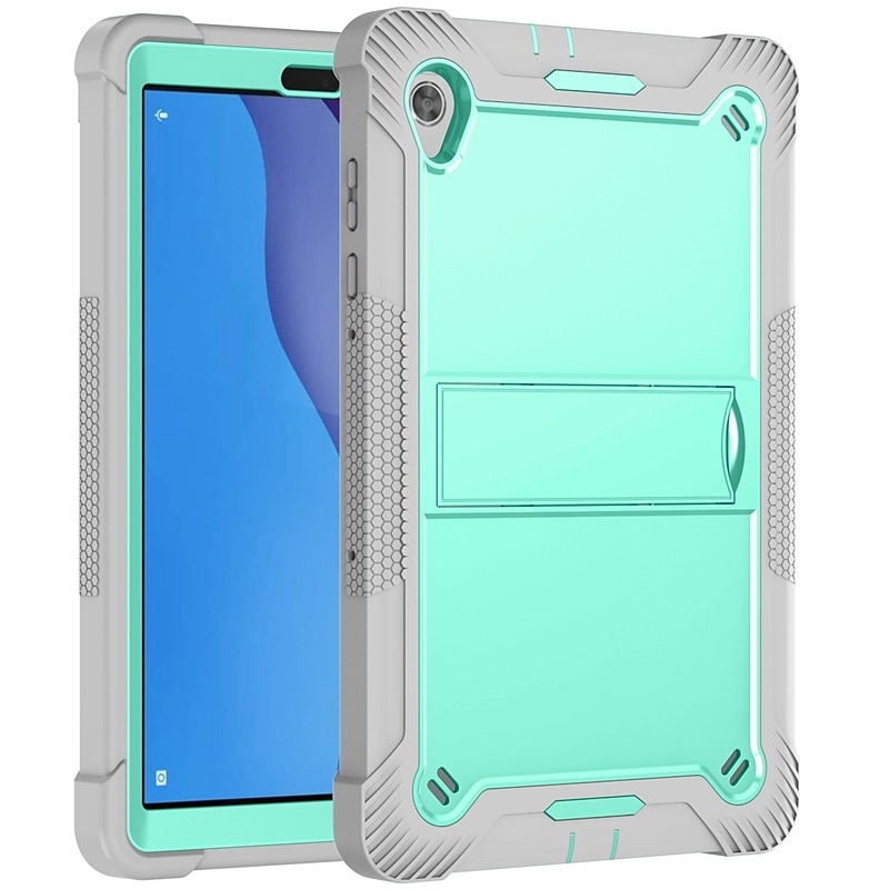 Tableta Carcasa Funda Para Lenovo Pestaña M10 HD M10 FHD Plus con Soporte Armor Defender Protección resistente Protector de cuerpo completo Color sólido ordenador personal Silicona 2025 - $15.99 –P3