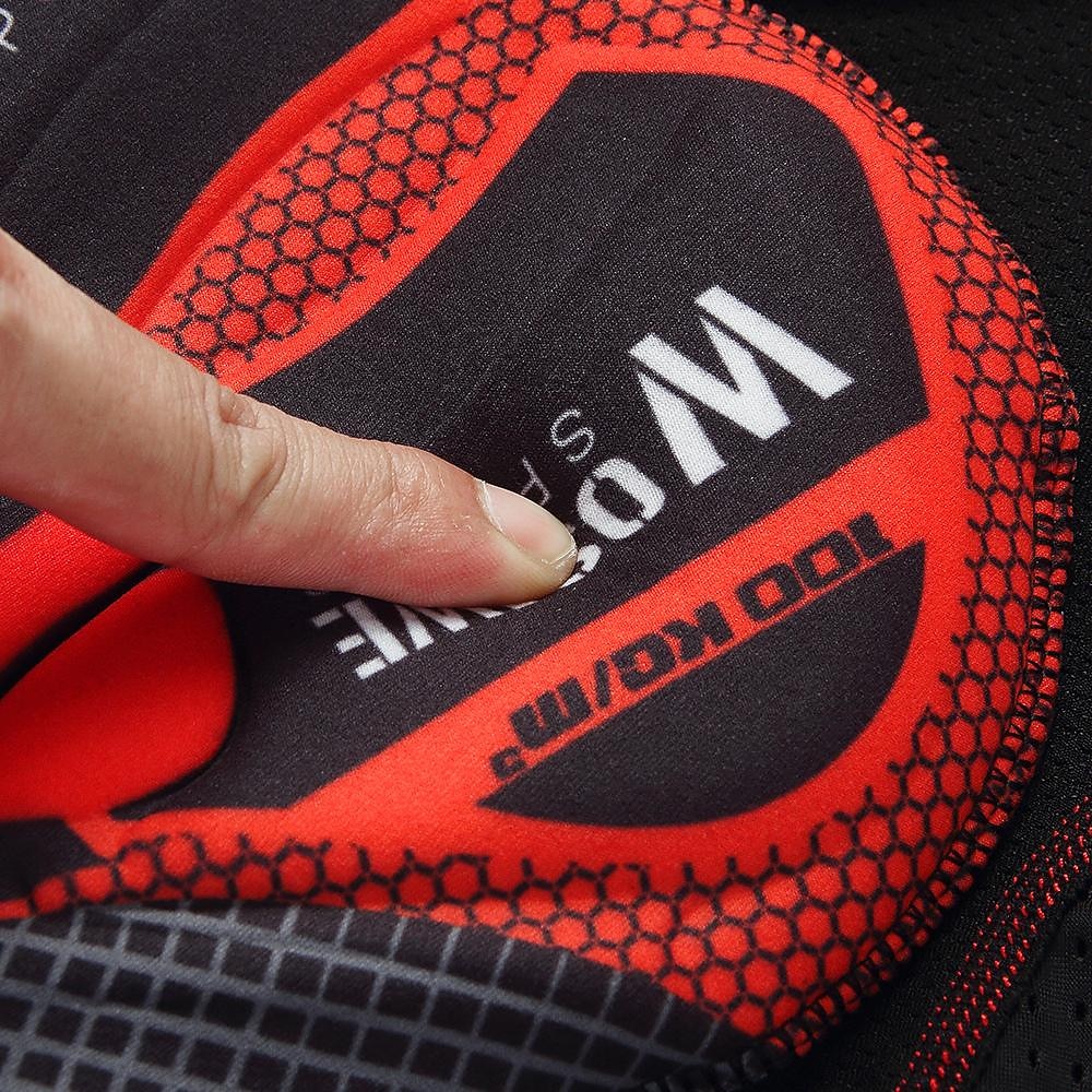 WOSAWE Voor heren Fietsondergoed Fietsbroek Gevoerde wielrenshorts Fietsen Short / Broekje Ondergoedshorts Semi-strakke pasvorm Bergracen Wegwielrennen Sport 4D Pad Ademend Sneldrogend Vermindert 2025 - $19.99 –P13
