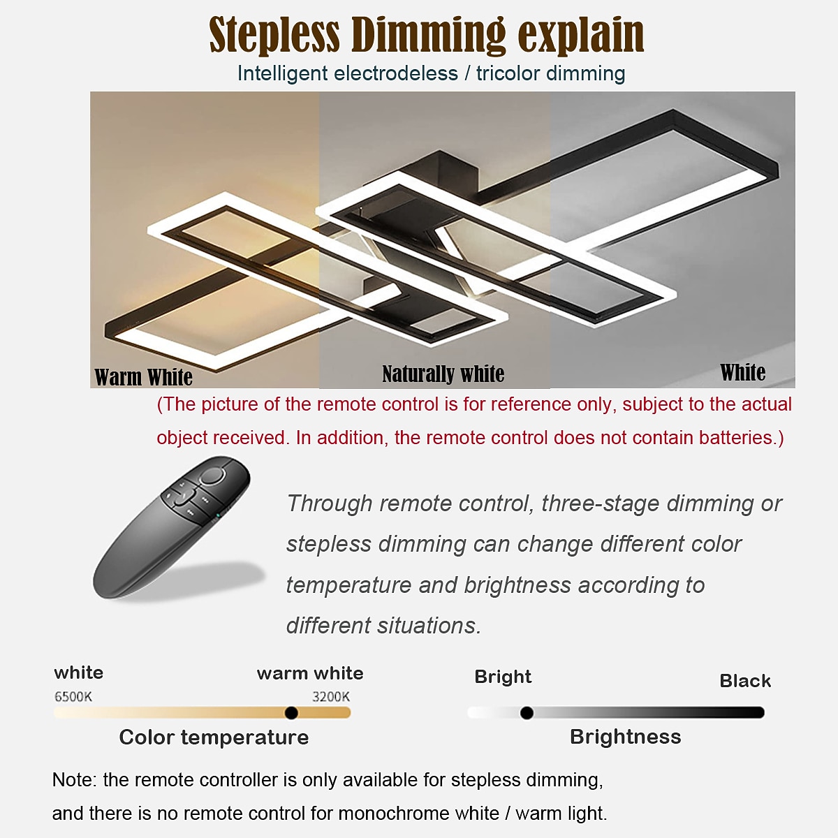 светодиодные потолочные светильники, 4 лампы, 90/120 см, встроенные светильники, светодиодные светильники в современном стиле, столовая, спальня, освещение 110-240 В, только затемнение с 2026 - $246.79 –P1