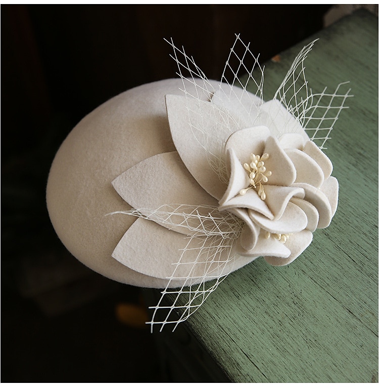 Retro Vintage 1950s Fascinator Hat Kate Middleton Women's Masquerade Party / Evening Bachelorette Party Adults Hat 2025 - $35.99 –P2