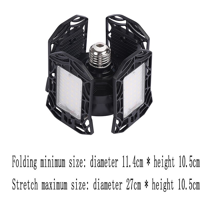LED Garage Light 80W Transformable LED Garage Ceiling Light Shop Light For Garage Workshop Basement Lighting Support E26/E27 Screw Socket 2025 - $34.99 –P8
