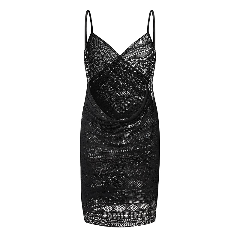 Per donna Normale Costumi da bagno Prendisole Abito da spiaggia Costume da bagno Lacci Pizzo Scollatura posteriore Uncinetto Strappato Tinta unica Con bretelline Festività Sensuale Costumi da bagno del 2025 a $16.99 –P6