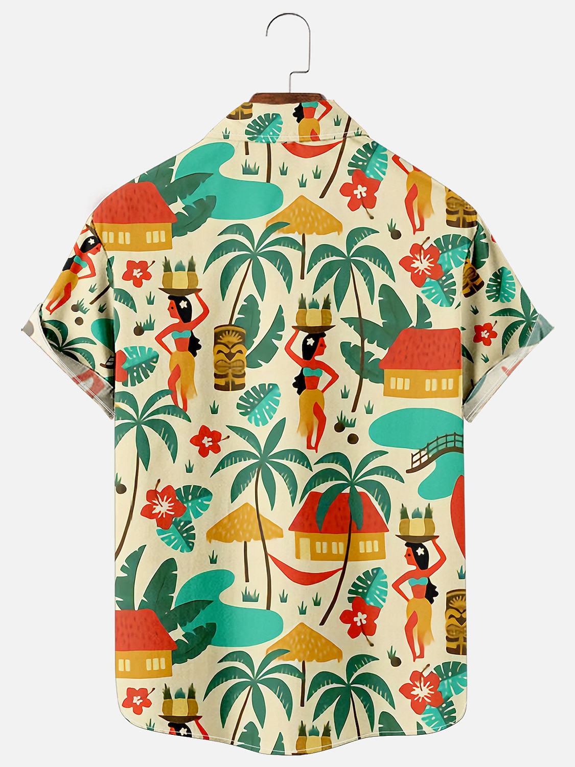 Retrò Vintage Anni '60 Hippie Camicie hawaiane Hippie Disco Costume Per uomo Parata dell'Orgoglio Mese dell'orgoglio Adulti Camicia del 2026 a $27.99 –P2