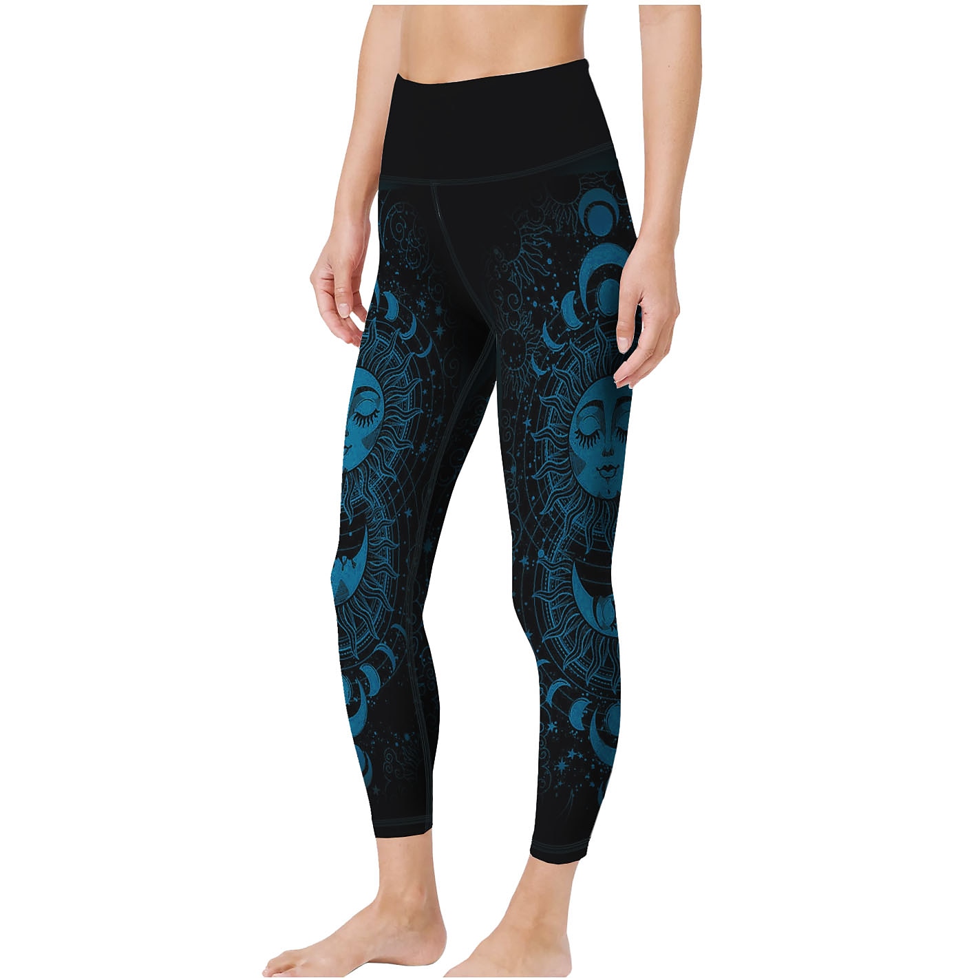 בגדי ריקוד נשים Sports Gym Leggings מכנסי יוגה מותניים גבוהים ספנדקס לבן ירוק צהוב טייץ חתוך הדפס כוכבם וגלקסיה בקרת בטן באט הרם בגדים בגדים יוגה כושר וספורט כושר אמון ריצה / גמישות גבוהה / אתלטי 2026 - $18.99 –P3
