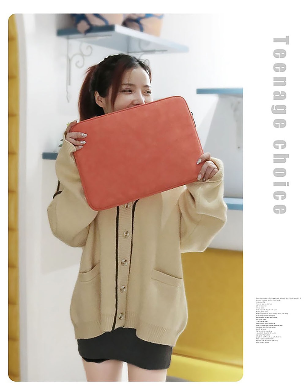 laptop sleeves litbest 10" 12" 14" veske til bærbar PC, kompatibel med macbook, hp, dell, lenovo, asus, acer, chromebook notebook, vanntett støtsikker pu skinn solid farge, for kontor&amp; skoler 2026 - $22.99 –P4