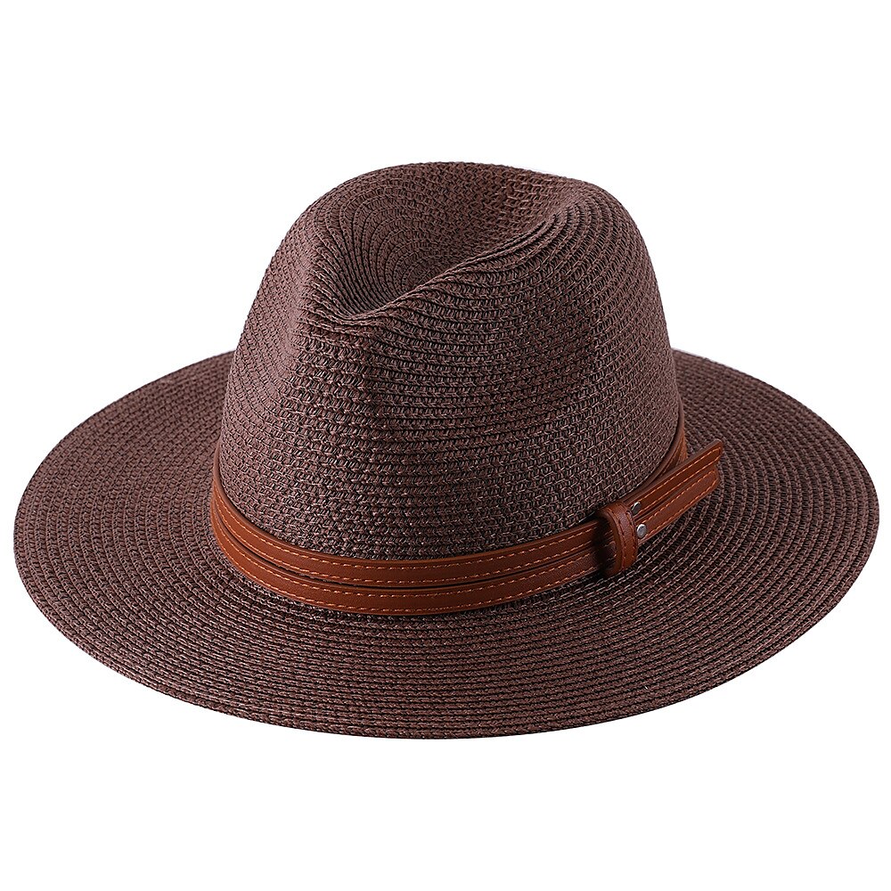 Women's Cowboy Hats 1pcs Basic Brown Band Western Hats 2025 - $15.99 –P10