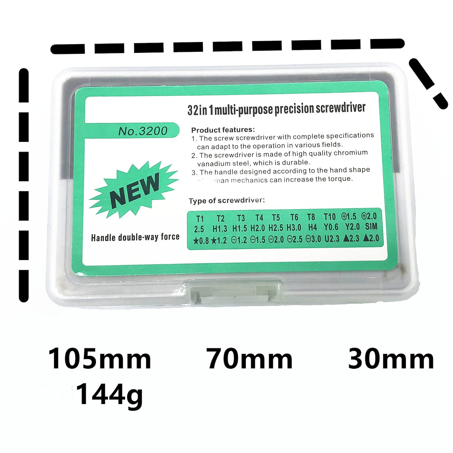 32 In 1 Screwdriver Set With Case, For Assembly And Disassembly Of Machine, Must Be Good, Multi-functional Screwdriver Kit, Special-Shaped Tools, Five Star Screwdriver, Y-Type Triangle Repair Kit 2025 - $6.99 –P8