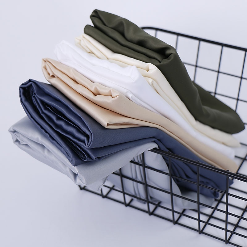 1 peça de luxo lenço de seda feminino lenço hijab longo xale muçulmano turbante bandana lenços de cetim envoltórios de cabeça de 2026 por $11.49 –P4