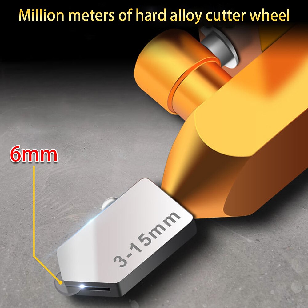 Diamant glassnijder voor glas tegels snijden 2 in 1 glassnijder set handleiding bouw tool tegelsnijder 8 stks hele set dropship 2025 - $20.99 –P4