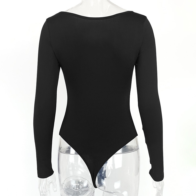 Latinamerikansk dans Trikot / Onesie Ren Färg Dam Träning Dagliga kläder Långärmad Polyester 2025 - $15.99 –P3
