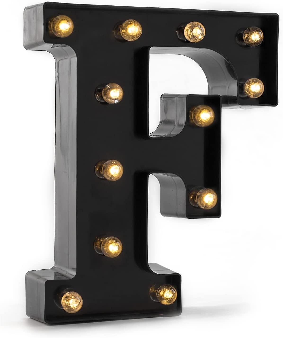 lettere a led luci 26 alfabeto & lampade arabe decorative nere a batteria per feste di matrimonio, compleanno, casa, bar (nero freddo) di nuova concezione del 2025 a $11.99 –P11