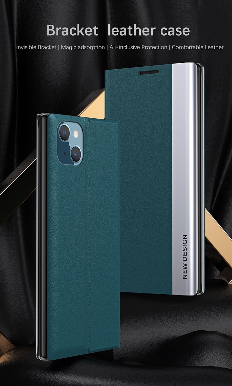 Чехол для iPhone 16 iPhone 15 Pro Max Plus iPhone 14 13 12 11 Pro Max Plus X XR XS флип-обложка с подставкой магнитная полнороговая защитная укладка PC металл 2025 - $13.99 –P1