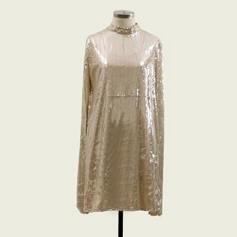 Elegancja Ryczące 20s 1920 roku Nad kolano Sukienka w stylu lat 20-tych Sukienka Peleryna Rękawy Splicie Gość weselny Cekiny Damskie Nowy Rok Walentynki Bal maskowy Ślub Gość weselny Wydarzenie 2025 - $60.99 –P7