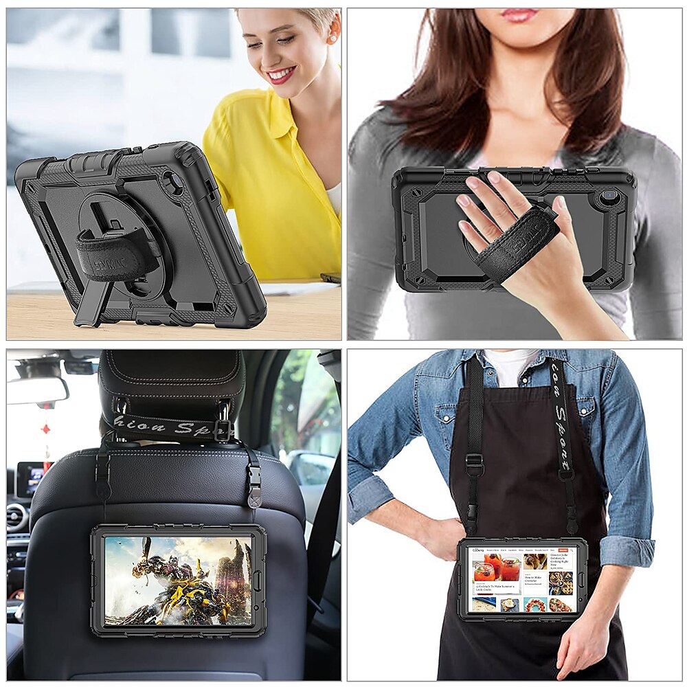 Tablet Case Cover For Samsung Galaxy Tab A8 10.5'' A7 Lite 8.7'' A7 10.4'' A 8.0" 2022 2021 2020 2019 Portable Handle with Stand Holder TPU 2025 - $38.99 –P4