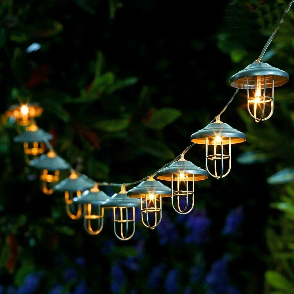 פנס וינטג' מנורות לד מחרוזת 1.5 מ' 10 לד סוללה/USB אהיל ברזל מסיבת חתונת חג המולד קישוט ביתי חגיגי 2025 - $16.99 –P6