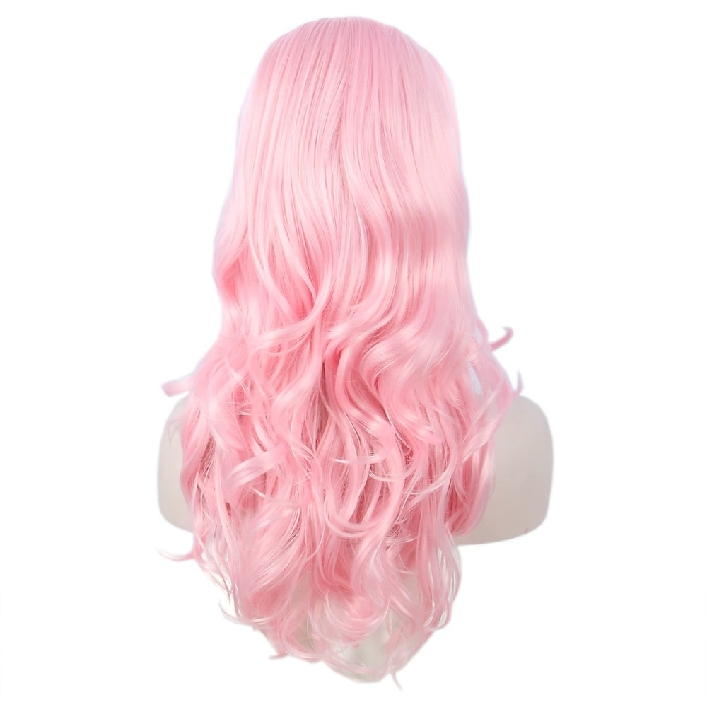 Long Wavy Pink Wig Big Bouffant Beehive Wigs for Women fits 50s 80s Halloween Wigs 2025 - $28.99 –P5