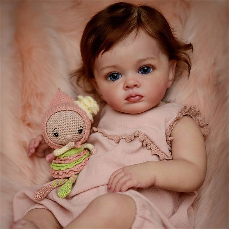 24 inch Reborn Baby Doll Finished Reborn Toddler Girl Doll Tutti Hand Paint Doll High Quality 3D skin multiple Layers Painting Visible Veins for Christmas Gifts 2025 - $184.99 –P7