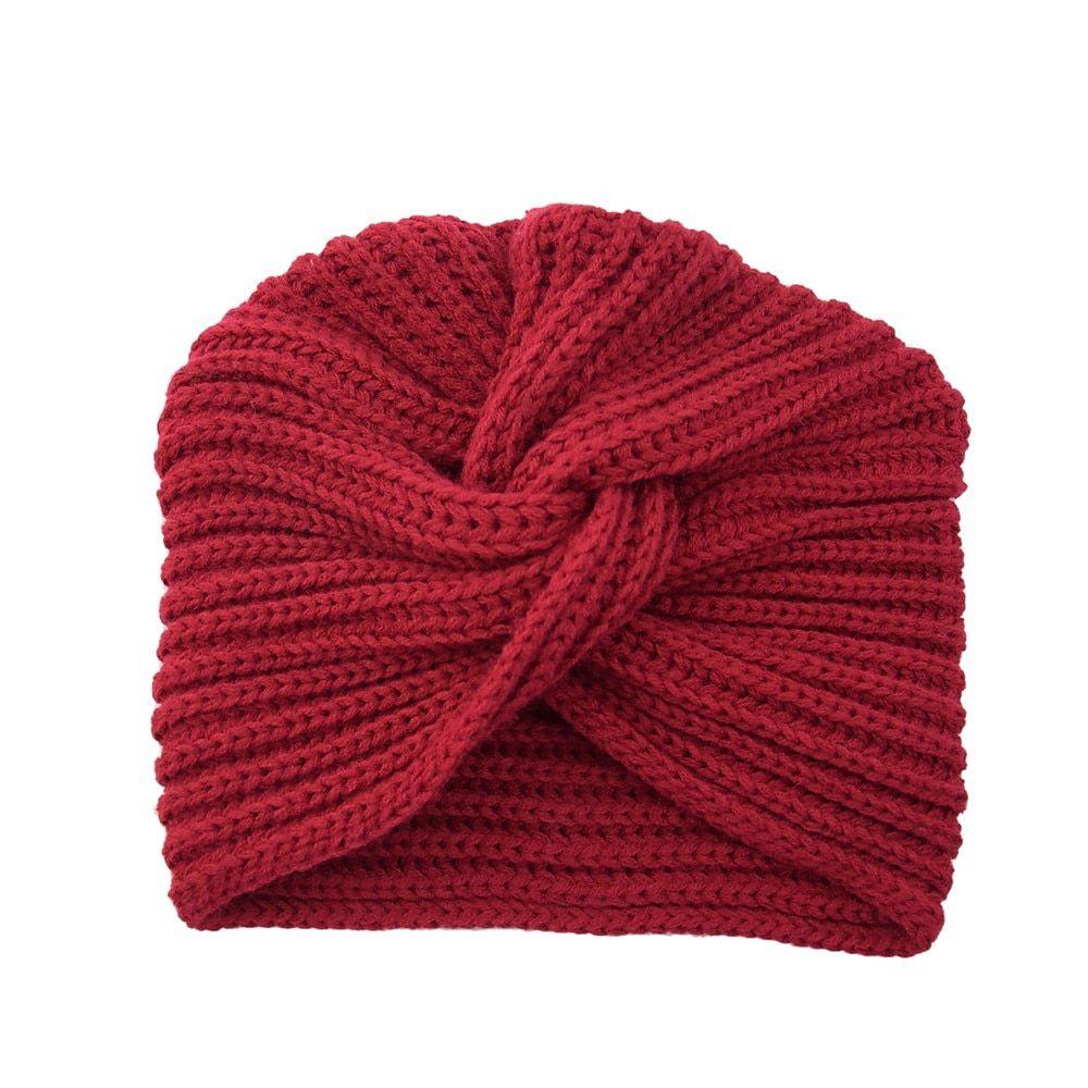 muslim inner hijab caps bohemia turban cross wrap head indian hat knitting hijab bonnet turbante cap for women wear 2025 - $8.49 –P12