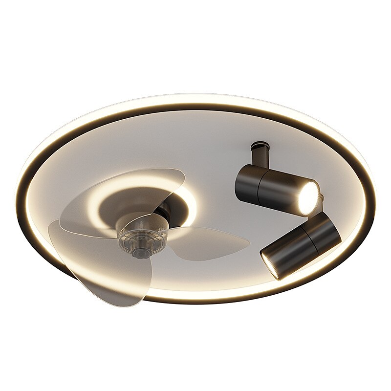 Plafoniere Led Moderne Semplice Creativo Ristorante Lampada Nordic Rotonda Intelligente Faretto Ventilatore Lampada del 2025 a $431.99 –P5