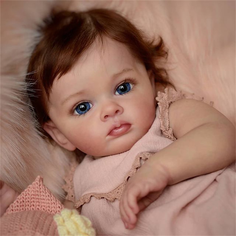 24 inch Reborn Baby Doll Finished Reborn Toddler Girl Doll Tutti Hand Paint Doll High Quality 3D skin multiple Layers Painting Visible Veins for Christmas Gifts 2025 - $184.99 –P6