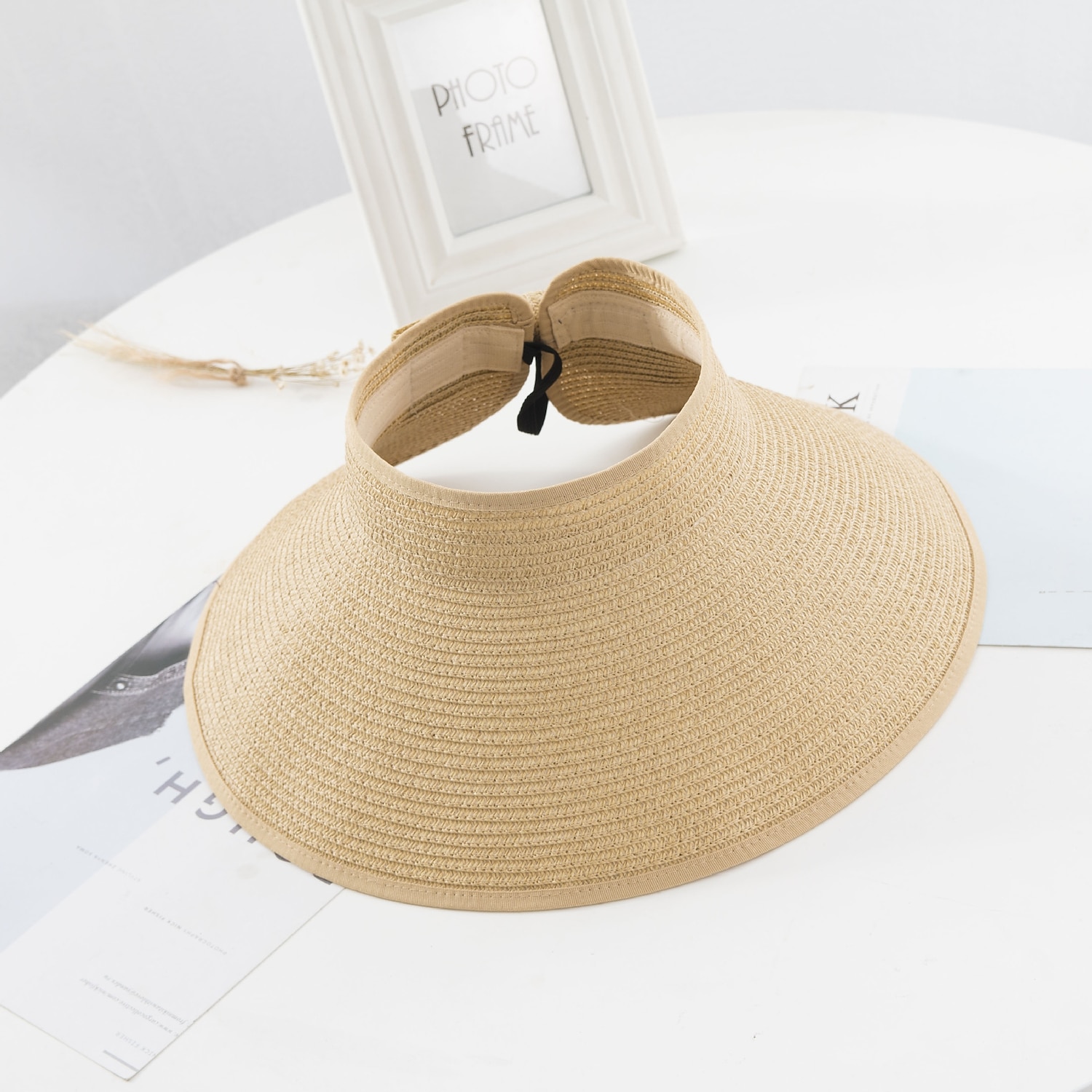 14 färger sommarvikbar tom topphatt stråhatt solhatt strandhatt parasoll solhatt panama dam stråhatt för män 2025 - $12.99 –P15