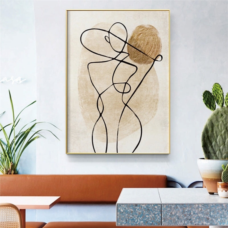 handgemaltes handgemachtes Ölgemälde elegante Dame Heimdekoration Dekor gerollte Leinwand Mode moderne Gemälde 2025 - $141.99 –P11