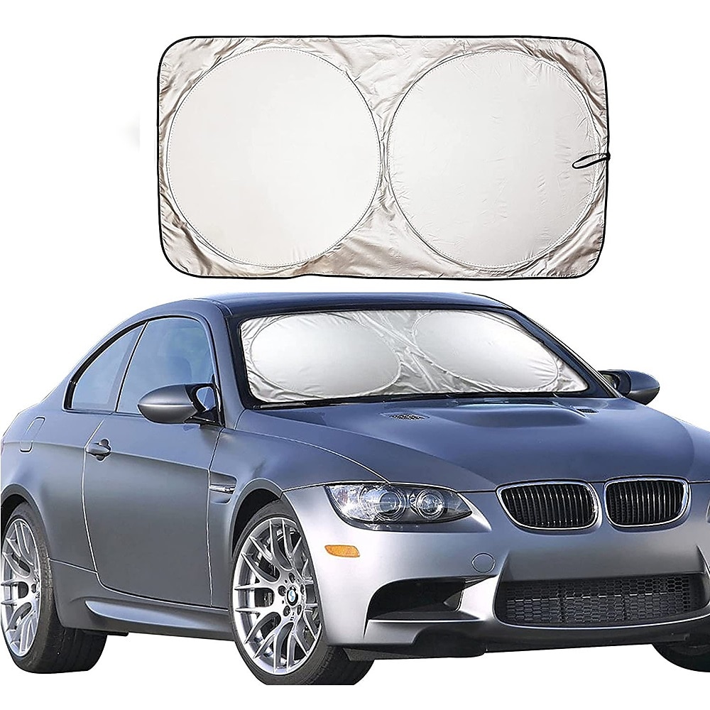 150 X 70cm Car Sunshade Sun Shade Front Rear Window Film Windshield Visor Cover UV Protect Reflector Car-styling High Quality 2025 - $19.99 –P7